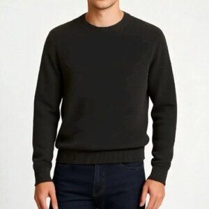 Men's POLO Jeans Company Standard Issue Ralph Lauren Black Crewneck Sweater